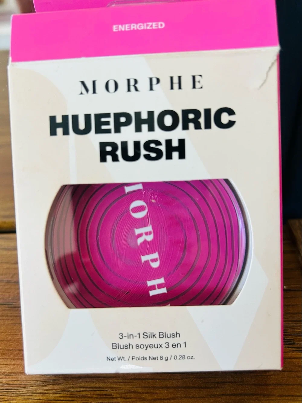 Morphe Huephoric Rush 3-In-1 Silk Blush Energized Shade